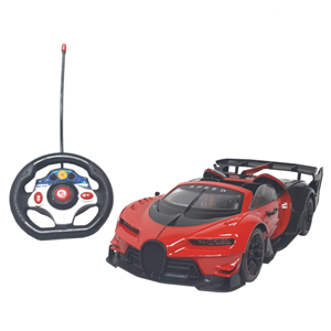 ماشین کنترلی بوگاتی قرمز 1:12 Bugatti Style Red RC Car-اسباب بازی